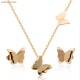 Wholesale Ladies Gold Butterfly Jewelry Set Wholesale Ladies Gold Butterfly Jewelry Set